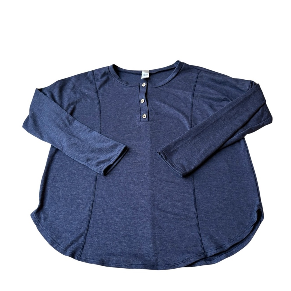 Sew In Love Navy Long Sleeve Tee
